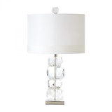 Global Views Stacked Gemstone Short Table Lamp 