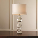 Global Views Stacked Gemstone Tall Table Lamp 