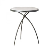 Global Views Tripod Large Table with Grey Marble Top 