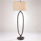 Global Views Ellipse Bronze Floor Lamp 