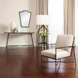 Global Views Trio Bronze Verdi with Granite Table/Floor Lamp 