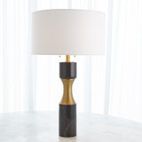 Global Views Marble Cinch Black Table Lamp 