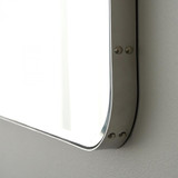 Global Views Rivet Nickel Mirror 