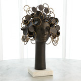 Global Views Rings and Things for Brains Bronze Sculpture 