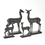 Global Views Set of 2 Fawn Large  Sculptures 