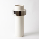 Global Views Silver Ring High Vase 