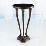 Global Views Fawn Leg Bronze Side Table 