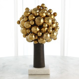 Global Views Bubbles For Brains Brass Sculpture 