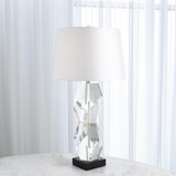Global Views Facet Block Table Lamp Double 