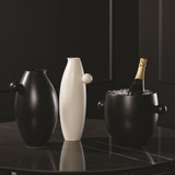 Global Views Ball Handled Small Black Pitcher 