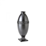 Global Views Greek Key Small Black Vase 
