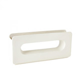 Global Views Rectangle Small White Vase 