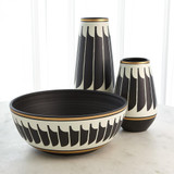 Global Views Quill Small Ceramic Vase 