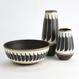 Global Views Quill Small Ceramic Vase 