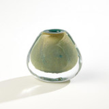 Global Views Conical Green Gold Vase 