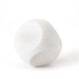 Global Views Square Alabaster White Object 