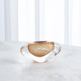 Global Views Abstract Bean Small Persimmon Vase 