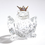Global Views Frog Prince Clear with Bubbles Sculpture 