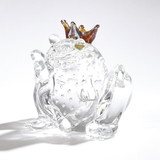 Global Views Frog Prince Clear with Bubbles Sculpture 