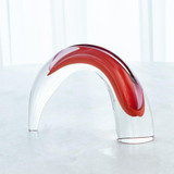 Global Views Comma Fire Glass Vase 