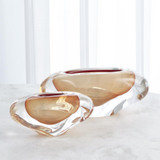 Global Views Abstract Bean Large Persimmon Vase 