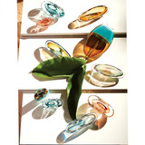 Global Views Abstract Bean Large Persimmon Vase 