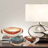 Global Views Abstract Bean Large Persimmon Vase 