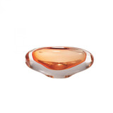 Global Views Abstract Bean Large Persimmon Vase 