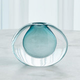 Global Views Micro Bubble Small Azure Vase 
