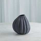 Global Views Glow Small Black Vase 
