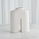 Global Views Guardian Large White/Cream Vase 