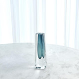 Global Views Square Cut Glass Azure Vase 