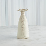 Global Views Blossom Ivory Stoneware Vase 