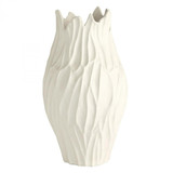 Global Views Bloom Matte White Vase 