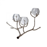 Global Views Twig 3 Nickel Vase Holder 