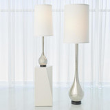 Global Views Bulb Vase Nickel Table Lamp 