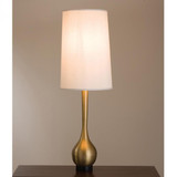 Global Views Bulb Vase Brushed Brass Table Lamp 