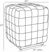 Arteriors Home Lakewood Ottoman 