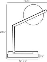 Arteriors Home Zahar Desk Lamp 