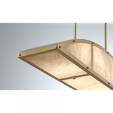 Savoy House Legacy 4-Light Linear Chandelier in Warm Brass by Breegan Jane, Savoy House 1-6219-4-322 ALWMX 