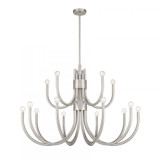 Savoy House Sorrento 15-Light Chandelier in Satin Nickel, Savoy House 1-6682-15-SN ALYLC 