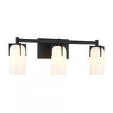 Savoy House Caldwell 3-Light Bathroom Vanity Light in Matte Black, Savoy House 8-4128-3-BK ALXMT 