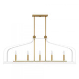 Savoy House Sheffield 5-Light Linear Chandelier 