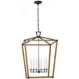 Visual Comfort & Co. Signature Collection Darlana XL Wrapped Lantern, Visual Comfort & Co. Signature Collection CHC 5881AI/NRT D6A0L 