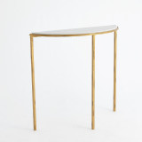 Global Views Hammered Gold Console 