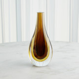 Global Views Gradient Large Amber Vase 