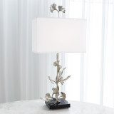 Global Views Ginkgo Nickel Table Lamp 