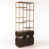 Global Views Oslo Antique Brass Etagere 7.20218