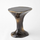 Global Views Primitive Reactive Bronze Accent Table 
