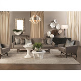 Global Views Primitive Soft White Accent Table 